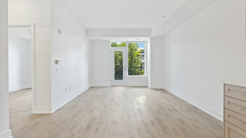 Empty, clean room ready for check-out
